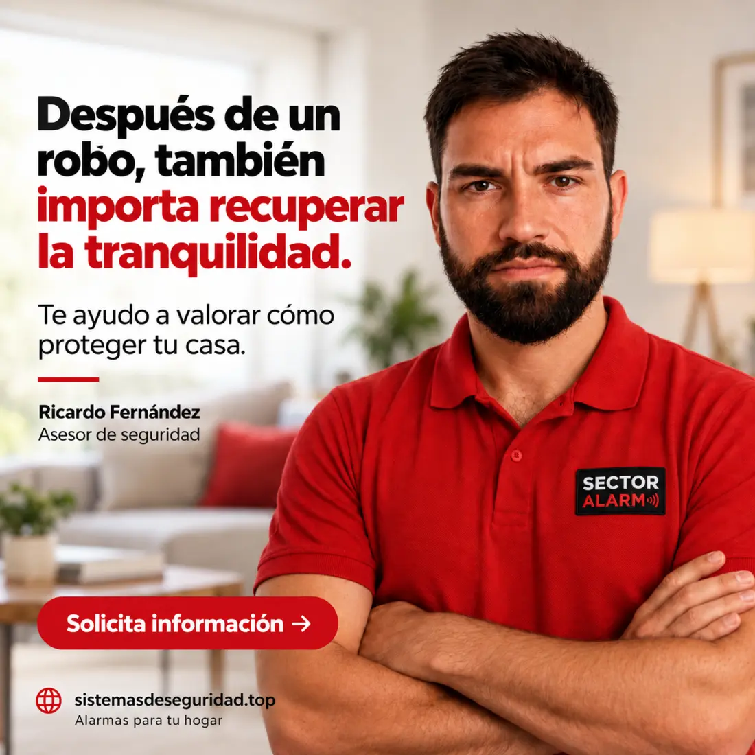 Persona llegando a una segunda vivienda con una bolsa de viaje